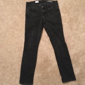 Gap black always skinny jeans